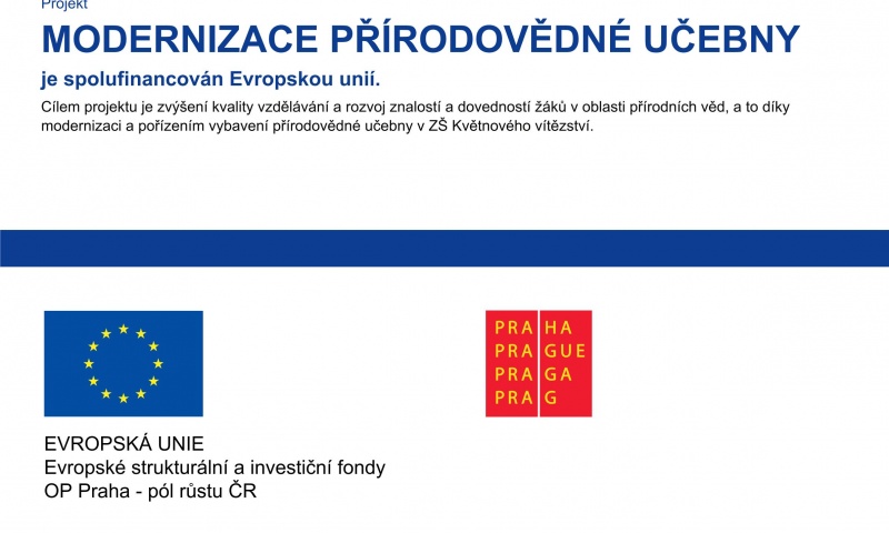 MODERNIZACE PŘÍRODOVĚDNÉ UČEBNY